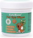 SøtBone Pet Eye Wipes 120 Count - Gentle and Soothing Eye Cleaning Tørker for hunder og katter, fjerner dirt, Tear Stains og Debras, forhindrer øyeinfeksjoner, naturlige ingredienser, trygt og enkelt å bruke