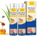 2 PCS PsoriaHeal Bee Venom Psoriasis behandlingssprøyte, Psoriasis Relief Spray, Bee Venom Psoriasis Spray, ren naturlig Bee Venom Repair Spray, Bee Venom for alle hudtyper