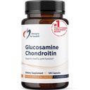 Designs for Helse Glukosamine Chondroitin - Glukosamin Sulfat + Chondroitin Sulfate Supplement - støtter sunn fellesfunksjon (120 kapsler)
