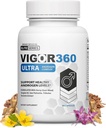 ULTRA TESTO COMPLEX - 90 kapsler - 30 dagers testosteron rejuvenasjon - Atletisk og mental ytelse Booster.