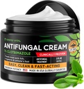 Antifungal krem for atletes fot, ringorm og Jock itch - Clotrimazol 1% laget i USA - Extra styrke ringorm, Jock itch krem, Anti fungal atletes fotbehandling for mennesker hud Fungus - 2 oz