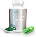 Økt konsentrasjon, minne og energi med Premium Selen + Spirulina - Premium Antioksidant Supplement for hjernefunksjon - 60 dagers forsyning (60 kapsler) - (1-Pack)