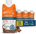 Melk sjokolade ernæringshake | 30g protein, 1g sukker | Ernæring støtte for muskel helse under vekttap | 12 Pack