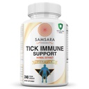 Samsara Herbs Tick Immune Support - Japansk Knotweed, Cats claw, Andrografis, Cryptolepis, Sarsaparilla, Resveratrol, Tick Bite Support 240 Capsules