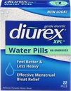 Diurex XPL Re-energiserende vannpiller - Leile Bloating & tretthet - 22 greve