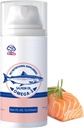 Wild Salmon Fish Oil for små hunder og katter -3X Omega 3 Hud og Coat støtte - konsentrert emulgert mattilskudd for kjæledyr - naturlig EPA + DHA fettsyrer for felles funksjon, immun og hjerte helse