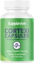 Cortexi Hørestøtte Formula - Øre Tinnitus Relief for Ringende øre, Tinnitus Supplement & Hørevitaminer for å hjelpe Stillhet Støyen, trygt og naturlig, 60 Kapsler (1)
