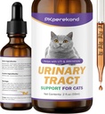 Urin Tract støtte for katter - UTI behandling for katter - Urin Tract Health, lindrer urinkrystaller, nyre og bladder støtte supplement, 2 oz CATNEW