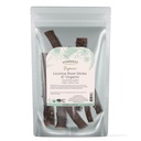 Starwest Botanicals Økologisk tørket lakorice rot Sticks 6" - Urt for løs blad te blandinger, Candy, & bakte varer, kutt og siftet, sertifisert Kosher, ikke-GMO - 4 oz Pouch