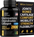 Glucosamine Chondroitin MSM Kapsler - Felles støttetilskudd for voksne, 2800 mg Triple Styrke Vitaminer: Glucosamine HCL, Chondroitin Sulfate med OptiMSM - Reduserer felles Discomfort, 120 Kapsler