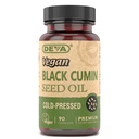 Deva Vegan Ernæring Svart Cumin Seed Olje, Kaldpresset, Uraffinert, 90 kapsler (pakke med 3)