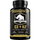 Best verdi Maks styrke 10.000 iu vitamin D3 og 1500 mcg vitamin K2 kosttilskudd 1 flaske Pk D3K2 vitaminer og kosttilskudd for helse. D3-K2 MK4 Kapsler, beste K2D3 Vitamin for immunsystem.
