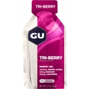 GU Energy Original Sports Nutrition Gel 8-Count Vanilla Bean og 8-Count Tri-Berry Bundle med Aminosyrer og elektrolyter