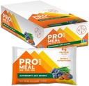 PROBAR - MEAL Bar, Superberry & Greens, Ikke-GMO, Glutenfri, sunn, plantebasert, Hel-Food ingredienser, Naturlig energi (12 teller)
