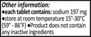 Natriumkloridtabletter 500 mg (0,5 gram), USP Normal salttabletter - 200 tabletter av CitraGen Pharmaceuticals, Inc.