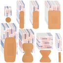 Lounsweer 720 stk Assortert Bandages Variety Pack Bulk Førstehjelp Kit Påfyllingsutstyr Fleksibel stoff kleslig pustende Fingertip Knuckle Spot Bandages Vanntett for armer Knuser sårbehandling Scrapes