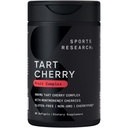 Idrettsforskning Tart Cherry Capsules - laget av Montmorency Tart Cherries - Ikke-GMO & Glutenfri - 60 Flytende Softgels
