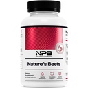 Naturens ren blanding Organic Beet Root Powder Capsules – Beet Root Capsules & Bets Kosttilskudd for sirkulasjon – L Arginin – Nitric Oxid Supplements – 1500MG