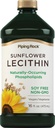 Piping Rock Sunflower Lecithin flytende Supplement | 16 oz Olje | naturlig forekommende Fosfolipider | Vegan, Soya Gratis, Ikke-GMO, Soya Free, Glutenfri