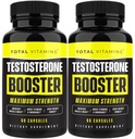 Testosteron booster - Testosteron Supplement for menn - mannlig forsterkende kosttilskudd - Testosteron booster for menn Alpha piller for test boost Max muskelvekst, libido, energi og utholdenhet piller