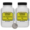 Ferrous sulfat [FeSO4] 99% ACS Grade pulver 1 Lb i to rom-saver flasker
