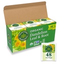 Tradisjonelle medisiner Te, Organisk Dandelion Leaf & Root, støtter nyrefunksjon og sunn digestion, 48 teposer (3 pakke)