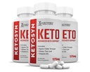 (3 pakke) Ketosyn Keto ACV-piller 1275MG Keto-støtte Blende Capsule Alternativ til Keto ACV Gummier Formet med Apple Cider Vinegar Extra Jomfru Olive Oil Powder Grønn Te Leaf 180 Kapsler
