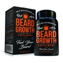 Manskape Co Beard Vekstvitaminer for menn av Wild Willies - naturlig raskere hårvekst - 60 kapsler med Biotin - vokse en tykkere, Fuller Beard og Mustache i dag