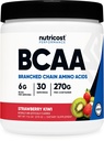 Nutricost BCAA pulver (Strawberry Kiwi, 30 Serveringer) - Optimal 2:1:1 Forhold