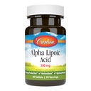 Carlson - Alpha Lipoic Acid, 300 mg, Energiproduksjon, Universell Antioksidant, 30 tabletter