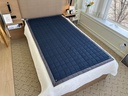 Grounding Enkelt Mat-Stainless stål stoff, 39x79 tommer (Navy)