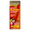 GoodSense Barns Ibuprofen oral suspensjon, 100 mg per 5 ml, Smerte Reliever & Fever Reduser, Bubble Gum Flavor