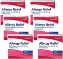 Leder Antihistaminer Allergi Relief Diphenhydramine HCl, 25mg Mini-tabletter, 24 Count Pack of 6