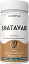Shatavari Capsules 500mg Konsentrert 10:1 Ekstrakt | Asparges racemosus Root Herbal Supplement | Ikke-GMO, Glutenfri, Tradisjonell Herbal Formula (120 Count (Pack of 1))