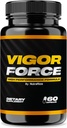 NutraRize Vigor Force for menn, høy ytelse mannlige kapsler, alle naturlige kosttilskudd for generell helse og velvære, offisielle piller 50 vurdering (60 kapsler)