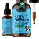 Dyr Essentials Daglig digestion for hunder og katter - Digestiv støtte, Frisk puste, Ginger Root, Fennel Seed Extract, Flytende Supplement - 2 Fl Oz