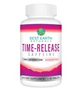 Beste Jord Naturals Time Release Kaffe med L-tyrosin, vitamin B6, vitamin B12, Thiamin og mer - Energitilskudd for kvinner og menn - 40 greve