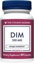 Vitamin Shoppe DIM 100MG med Bioperine Black Pepper Extract, støtter østrogenmetabolisme for kvinners helse (60 kapsler)