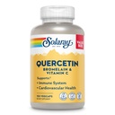 SOLARAY Quercetin Bromelain & Vitamin C, Immunsystem, Sinus, Respiratorisk og antioksidant aktivitetsstøtte, Vegan, 500mg Quercetin & 1,235mg VIT C, 60-dagers garanti, 75 Serveringer, 150 Vegkaps