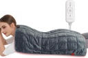 Komfytemp Vektet oppvarming Pad 17"×33" for rygg & kramper, ekstra stor elektrisk varme Pad, bursdagsgaver for mor kvinner far, full kropp oppvarmet pad, dypere muskel og smerte lindring