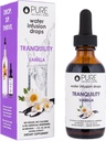 Pure Inventions Tranquility - Støtter avslapning - Vanilla og Kamille - Vanninfusjonsdråper - Ingen sukker, kalorier eller kunstige søtningsmidler - 60 porsjoner - 2oz