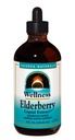 Kilde Naturals Wellness eldrebær flytende ekstrakt for immunsystemstøtte - Sambucus nigra - 8 Fluid oz