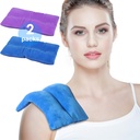Atsuwell mikrobølgeovn oppvarming pad for hals skulder, oppvarming pad mikrowavable for varm kompressor, usentrert mikrowavable varme pad for krummer, Moist varmepakke for å lindre stress, 2 pakker