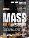 Nutrex Mass Infusion Sjokolade Avansert Mass Gainer Protein Powder 100% Whey Weight Gainer Shake | 12 pund