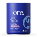 Ora organiske prebiotiske og probiotiske pulver Supplement - 20 milliarder probiotika, 7 strenger for beste prebiotiske pulver, ikke-GMO, probiotika for kvinner, menn og barn - Apple bringebær flavor, 30...