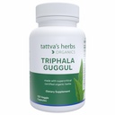 Tattvas Herbs Triphala Guggul Herbal Supplement, Ayurveda Herbal Supplement, Digestiv helse og støtte, Organic Triphala Capsules, 120 Count, 25 års Premium Service