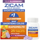 Zicam Cold Remedy Sink RapidMelts, Elderberry Citrus Flavor, Homøopatisk, Cold Shortening Medisin, Shortens Kald Varighet, 25 Telling