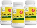 Terry Naturally Curamin - Curcumin Supplement for sirkulasjon og endorfin Støtte - Støtte for Avslappende Discomfort - Hjelper Sunn Muskel - 120 Kapsler (Pack of 3)