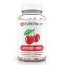 PUREFINITY Tart Cherry Capsules - Uric Acid Flush & rensing å støtte felles & muskelkomfort med rå ekstrakt, ikke-GMO, Glutenfri, Vegan – 30 greve (1 måneds forsyning)