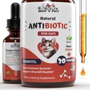 Naturlig Cat Antibiotika - Antibiotika for katter - Pet Antibiotika - Katt Antibiotika - Cat Allergy Relief for katter - Antibiotika for katter - Katt UTI Antibiotika - 1 fl oz: Roast Chicken Flavor